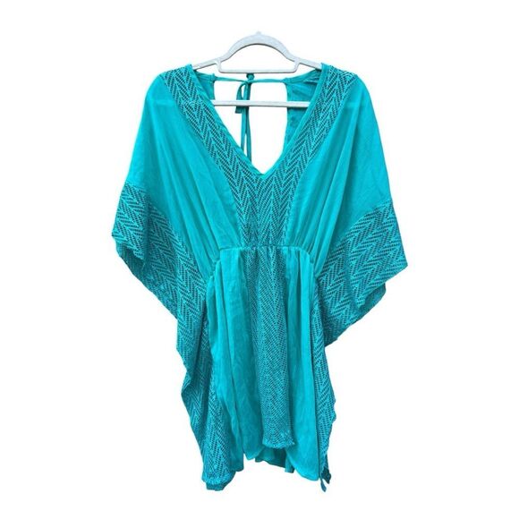 Miken Aqua Sheer Swim Cover-Up size large beach vacation cruise swim pool - Picture 4 of 6